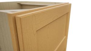 Fabuwood Fusion Timber DB24-2 Base 2 Drawers Cabinet, Detail View