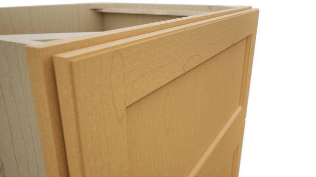 Fabuwood Fusion Timber DB30-2 Base 2 Drawers Cabinet, Detail View