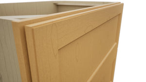 Fabuwood Fusion Timber DB36-2 Base 2 Drawers Cabinet, Detail View