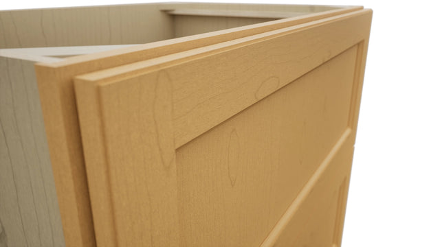 Fabuwood Fusion Timber DB36-2 Base 2 Drawers Cabinet, Detail View