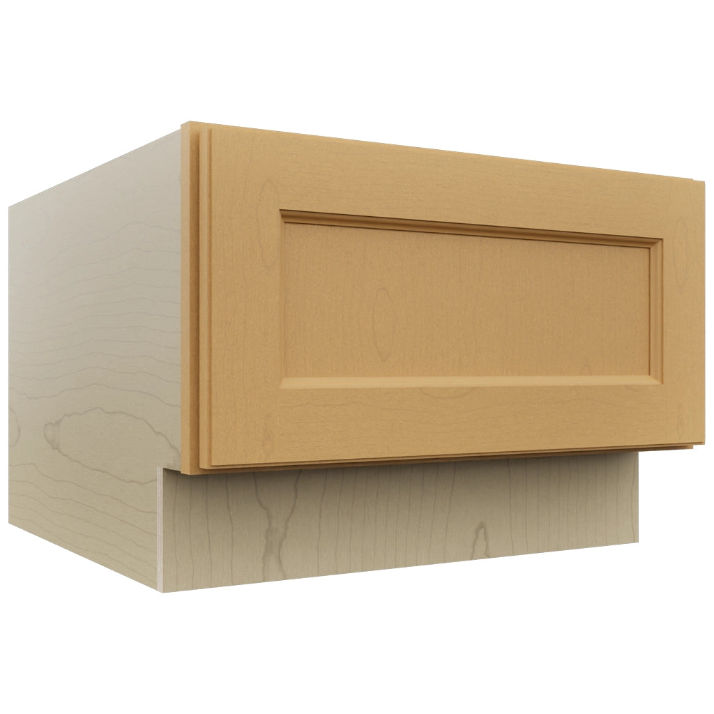Fabuwood Fusion Timber DBS24 Base Bench Seat Cabinet, Front View