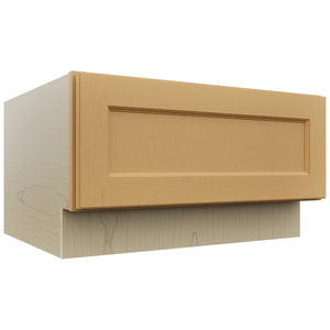 Fabuwood Fusion Timber DBS30 Base Bench Seat Cabinet, Front View