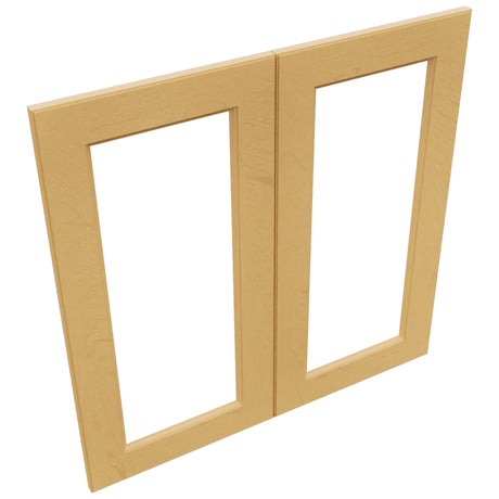 Fabuwood Fusion Timber DS DFG3030 Wall Prepped Door, Top View