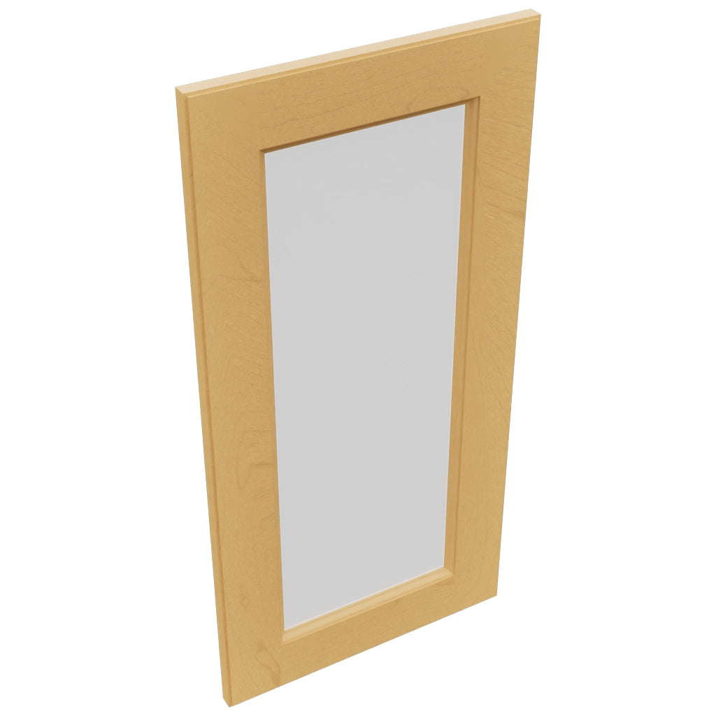 Fabuwood Fusion Timber DS GDW1530 Wall Glass Door, Top View