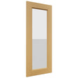 Fabuwood Fusion Timber DS GDW1536 Wall Glass Door, Front View