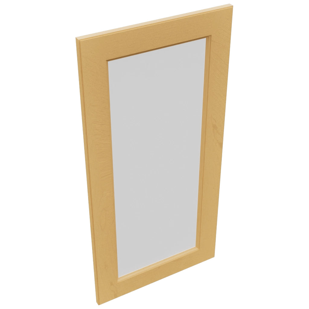 Fabuwood Fusion Timber DS GDW1836 Wall Glass Door, Top View