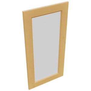Fabuwood Fusion Timber DS GDW1836 Wall Glass Door, Top View