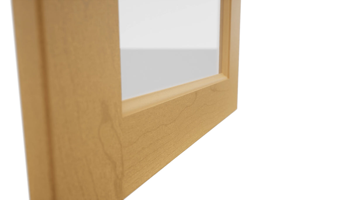 Fabuwood Fusion Timber DS GDW1836 Wall Glass Door, Detail View