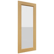 Fabuwood Fusion Timber DS GDW1842 Wall Glass Door, Front View