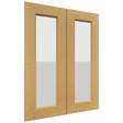 Fabuwood Fusion Timber DS GDW2430 Wall Glass Door, Front View