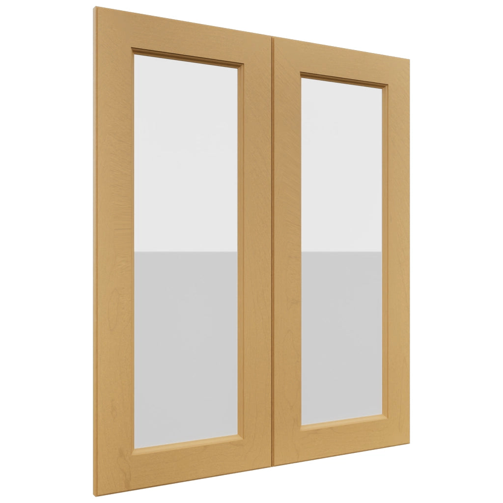 Fabuwood Fusion Timber DS GDW3036 Wall Glass Door, Front View