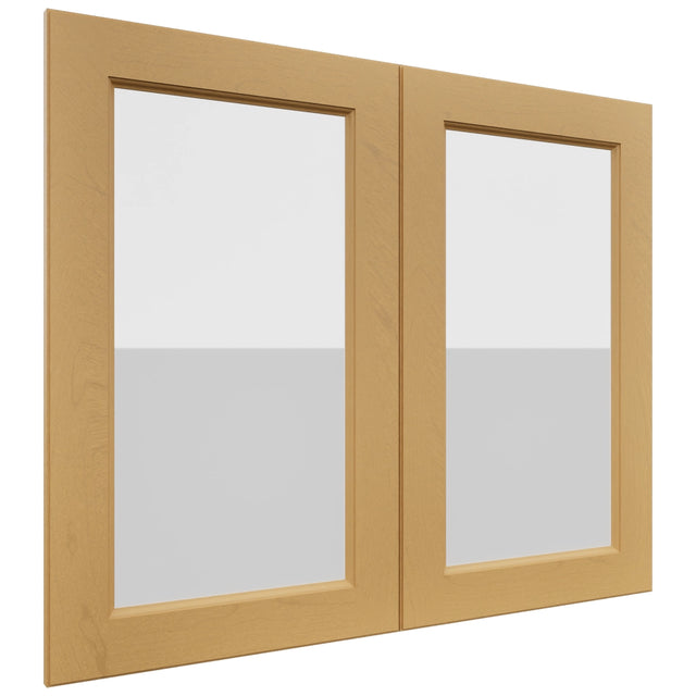 Fabuwood Fusion Timber DS GDW3630 Wall Glass Door, Front View