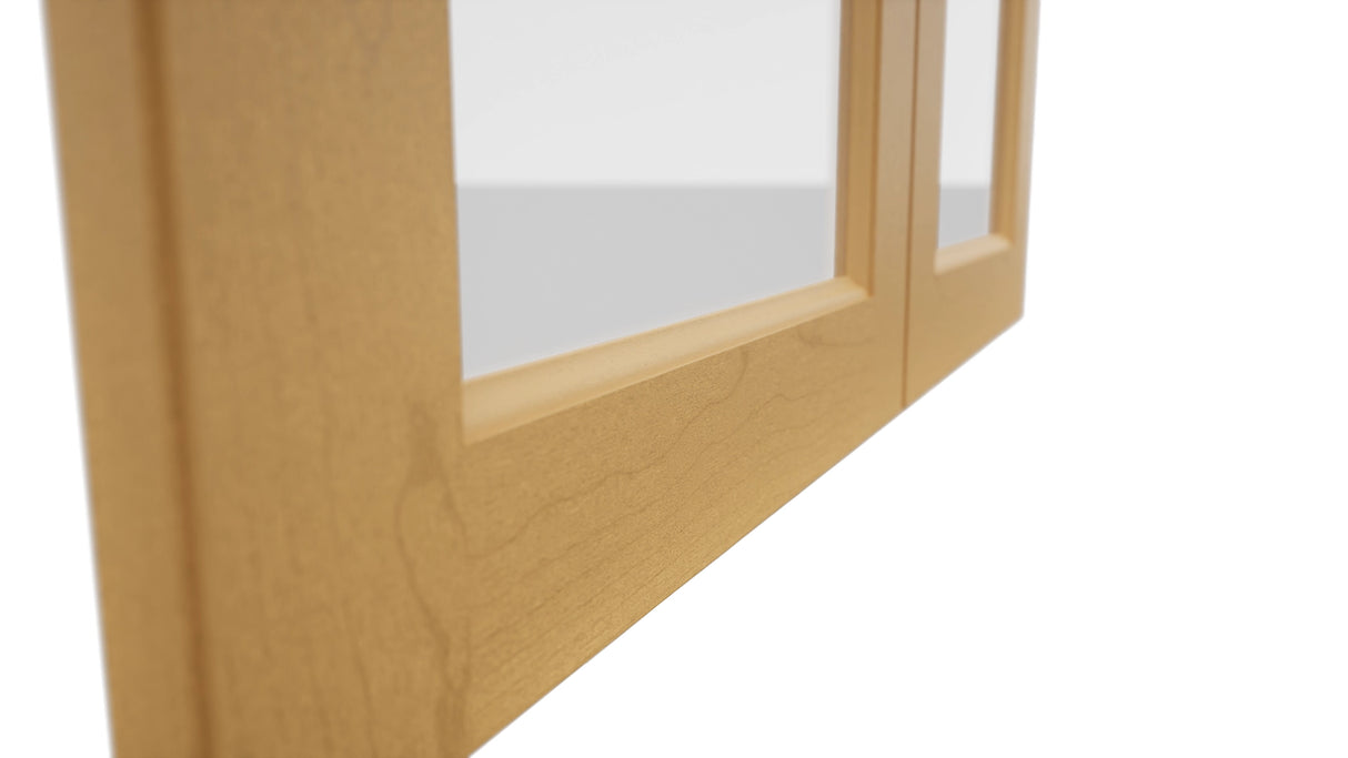 Fabuwood Fusion Timber DS GDW3642 Wall Glass Door, Detail View