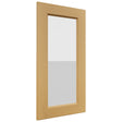 Fabuwood Fusion Timber DS GDWDC2430 Wall Glass Door, Front View