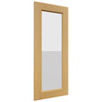 Fabuwood Fusion Timber DS GDWDC2436 Wall Glass Door, Front View
