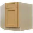 Fabuwood Fusion Timber DSB36 Base Corner Diagonal Sink Cabinet, Front View