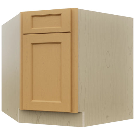 Fabuwood Fusion Timber DSB36 Base Corner Diagonal Sink Cabinet, Front View