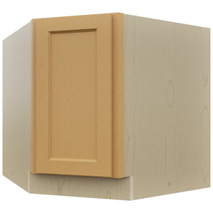 Fabuwood Fusion Timber DSB36FD Base Corner Diagonal Sink Cabinet, Front View