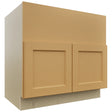 Fabuwood Fusion Timber FS36 Base Farm Sink Cabinet, Front View