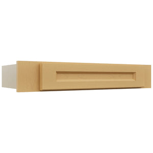 Fabuwood Fusion Timber KD30 Vanity Desk, Front View
