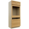 Fabuwood Fusion Timber OC3384C Tall Oven Cabinet Combo, Front View