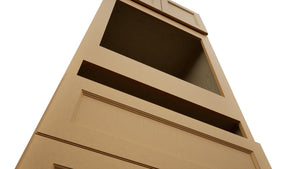 Fabuwood Fusion Timber OC3390C Tall Oven Cabinet Combo, Detail View