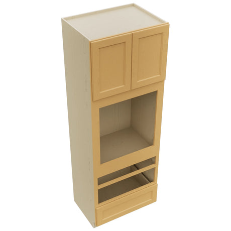 Fabuwood Fusion Timber OC3396D Tall Oven Cabinet Double, Top View
