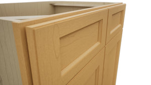 Fabuwood Fusion Timber SB33 Base Sink Cabinet, Detail View