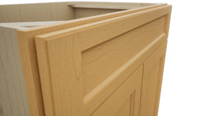Fabuwood Fusion Timber SB33SDF Base Sink Cabinet, Detail View