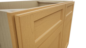 Fabuwood Fusion Timber SB42 Base Sink Cabinet, Detail View