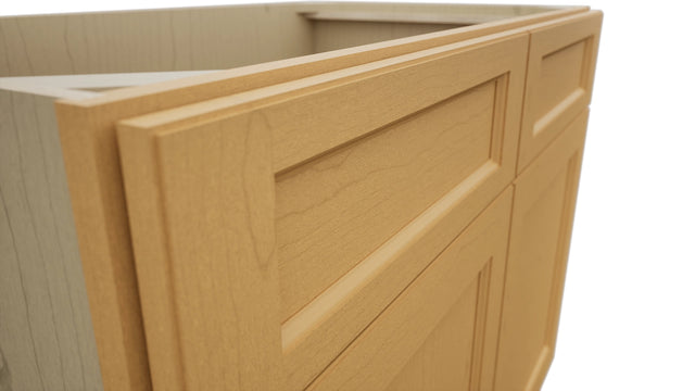 Fabuwood Fusion Timber SB42 Base Sink Cabinet, Detail View