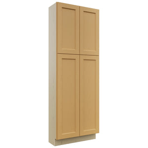 Fabuwood Fusion Timber TP301284 Tall Pantry Cabinet, Front View