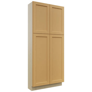 Fabuwood Fusion Timber TP361284 Tall Pantry Cabinet, Front View
