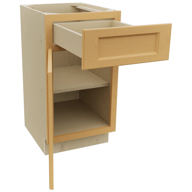 Fabuwood Fusion Timber VB18-34 Vanity Base Standard Cabinet, Open View