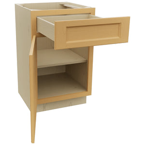 Fabuwood Fusion Timber VB21-34 Vanity Base Standard Cabinet, Open View
