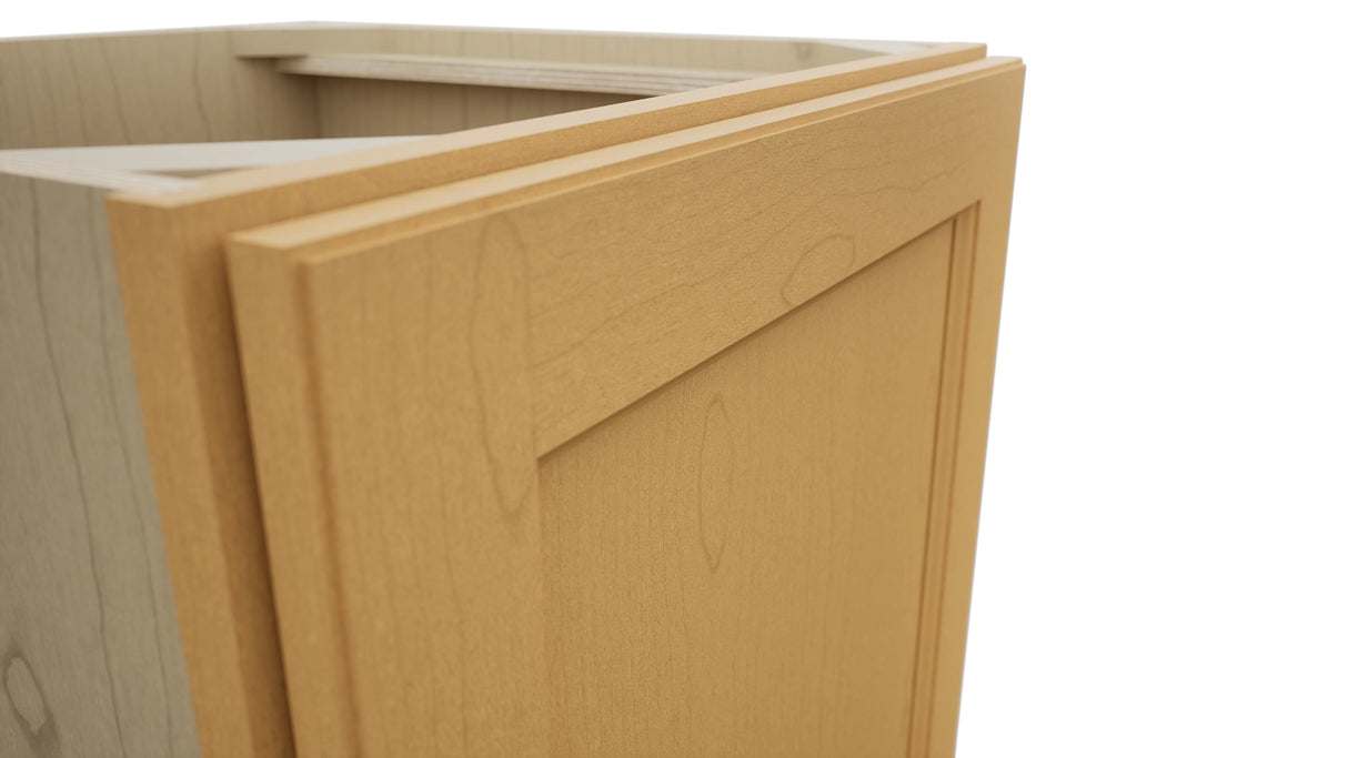 Fabuwood Fusion Timber VB21FD Vanity Base Full Height Cabinet, Detail View