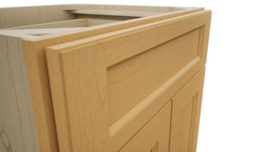 Fabuwood Fusion Timber VB24-34 Vanity Base Standard Cabinet, Detail View