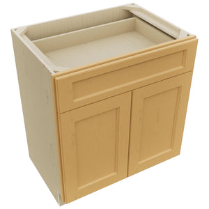 Fabuwood Fusion Timber VB30-34 Vanity Base Standard Cabinet, Top View