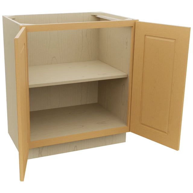 Fabuwood Fusion Timber VB30FD Vanity Base Full Height Cabinet, Open View