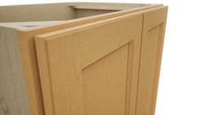 Fabuwood Fusion Timber VB30FD Vanity Base Full Height Cabinet, Detail View