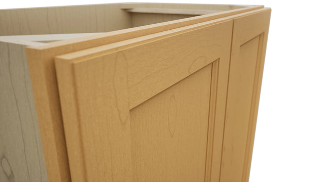 Fabuwood Fusion Timber VB33FD Vanity Base Standard Cabinet, Detail View