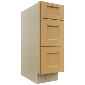 Fabuwood Fusion Timber VDB12-34 Vanity Drawer Cabinet, Front View
