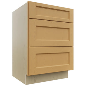 Fabuwood Fusion Timber VDB24-34 Vanity Drawer Cabinet, Front View