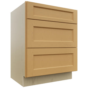 Fabuwood Fusion Timber VDB27-34 Vanity Drawer Cabinet, Front View