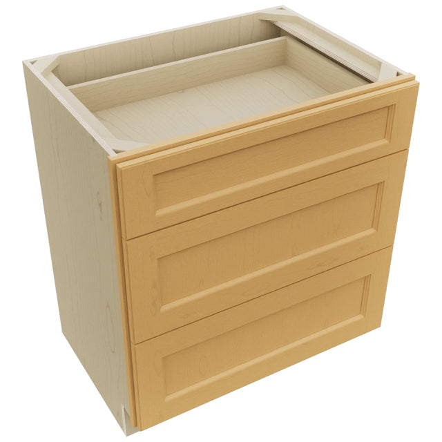 Fabuwood Fusion Timber VDB30-34 Vanity Drawer Cabinet, Top View