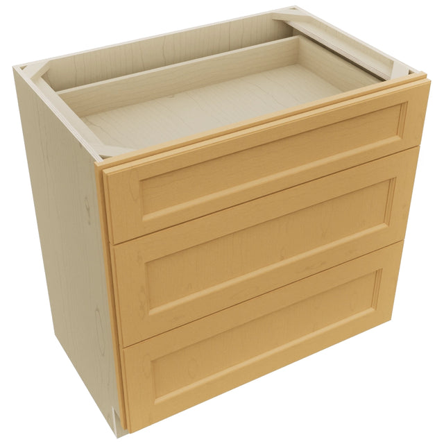 Fabuwood Fusion Timber VDB33-34 Vanity Drawer Cabinet, Top View