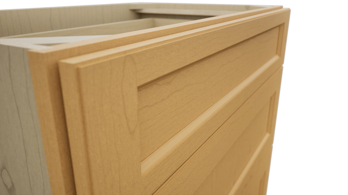 Fabuwood Fusion Timber VDB33-34 Vanity Drawer Cabinet, Detail View