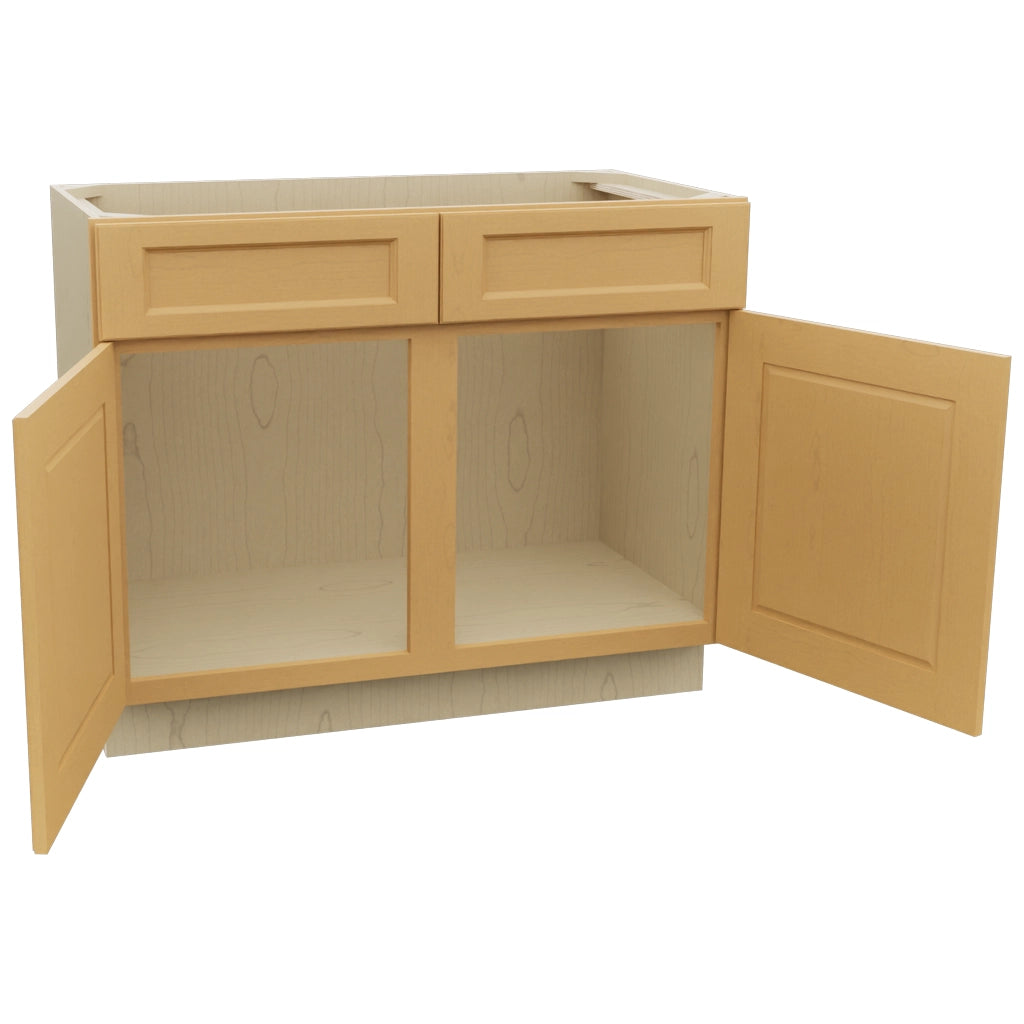 Fabuwood Fusion Timber VSB42-34 Vanity Sink Cabinet, Open View