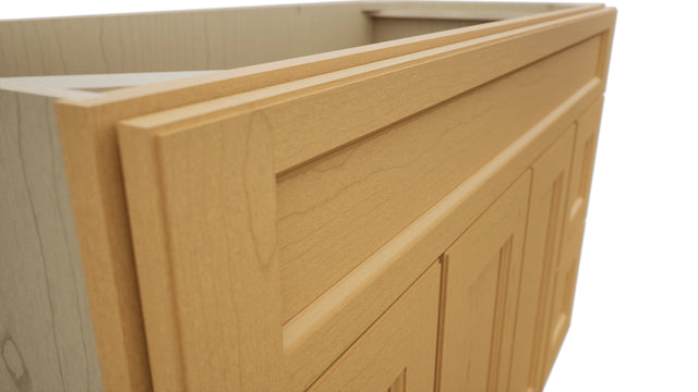 Fabuwood Fusion Timber VSD30DR Vanity Combo Cabinet, Detail View