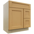 Fabuwood Fusion Timber VSD36DR Vanity Combo Cabinet, Front View